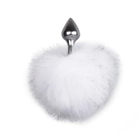 Bunny Tail Plug No. 1 - Silver/WhiteKorek analny ONE-DC B.V.