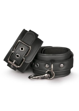 Kajdanki-Black Leather Handcuffs ONE-DC B.V.