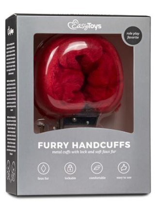 Kajdanki-Furry Handcuffs - Red ONE-DC B.V.