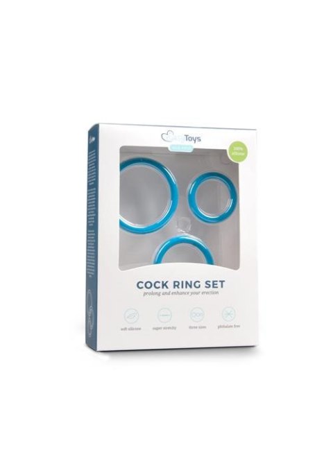 Pierścień-Cock Ring Set Blue ONE-DC B.V.