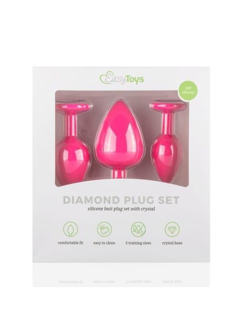 Plug-Diamond Plug Set-Pink ONE-DC B.V.