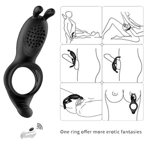 RabbitVibration Cock Ring with remote Boys of Toys Sp. z o.o.