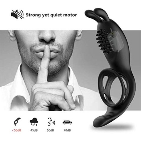 RabbitVibration Cock Ring with remote Boys of Toys Sp. z o.o.