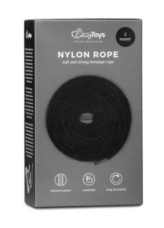 Wiązania-Black Bondage Rope - 5m ONE-DC B.V.