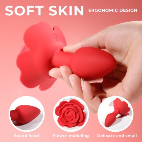 Rose rotating anal plug Boys of Toys Sp. z o.o.