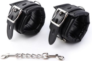 Fetish Fever - Cuffs with chain - Black Intimate Distribution
