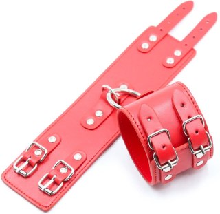 Fetish Fever - Cuffs with two buckles - Red Intimate Distribution