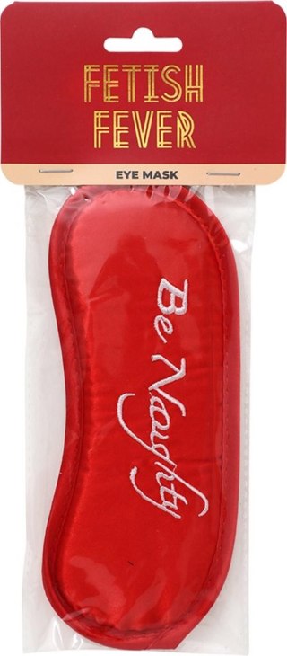 Fetish Fever - Eye Mask - Be Noughty - Red Intimate Distribution
