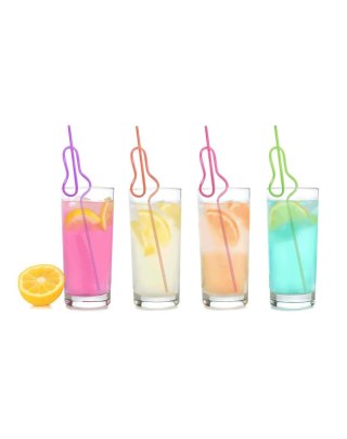 Glitterati Silly Penis Straws, 8 Intimate Distribution