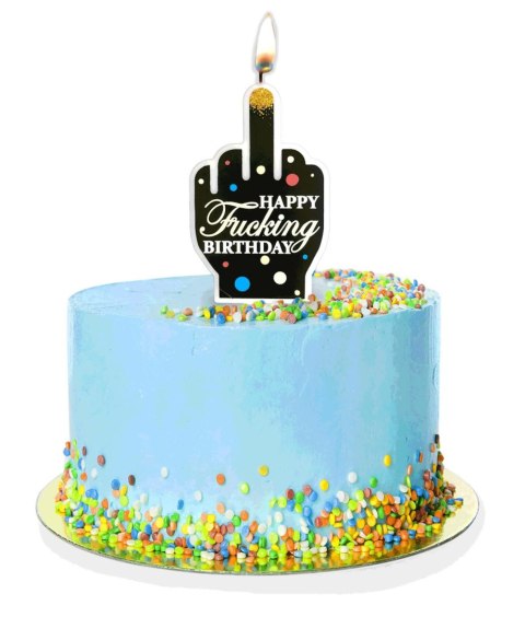 Happy F'ing Birthday Candle Intimate Distribution