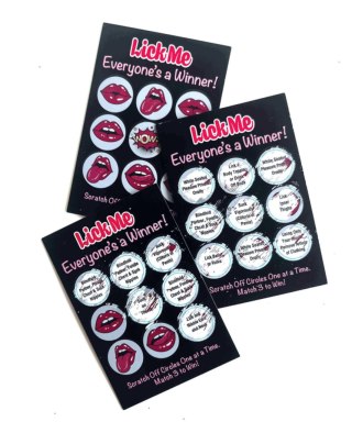 Lick Me Lotto - 12 unique tickets Intimate Distribution