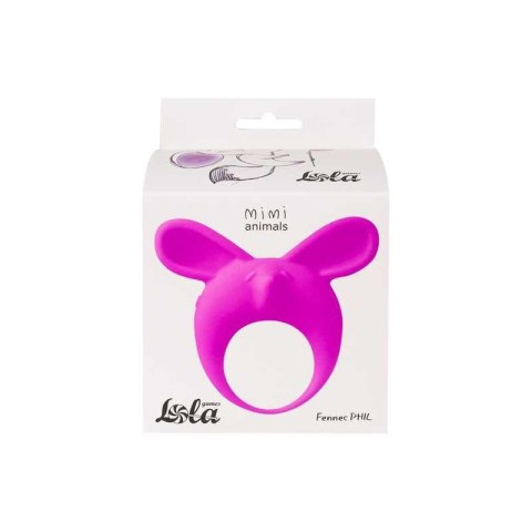 Pierścień- Vibrating Cockring MiMi Animals Fennec Phil Purple Intimate Distribution