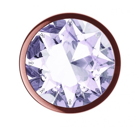 Plug-Butt Plug Diamond Moonstone Shine L Rose Gold Intimate Distribution