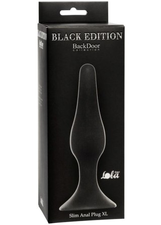 Plug-Slim Anal Plug XL Black Intimate Distribution