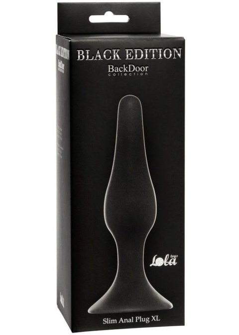 Plug-Slim Anal Plug XL Black Intimate Distribution