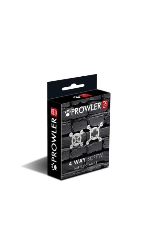 Prowler RED 4 Way Screw Nipple Clamp Intimate Distribution