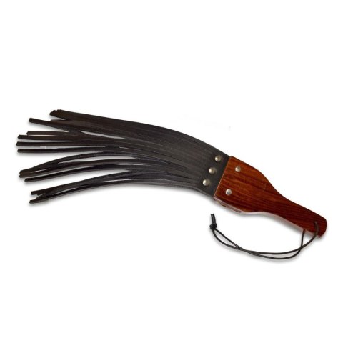 Prowler RED Leather and Wood Fringe Paddle Intimate Distribution
