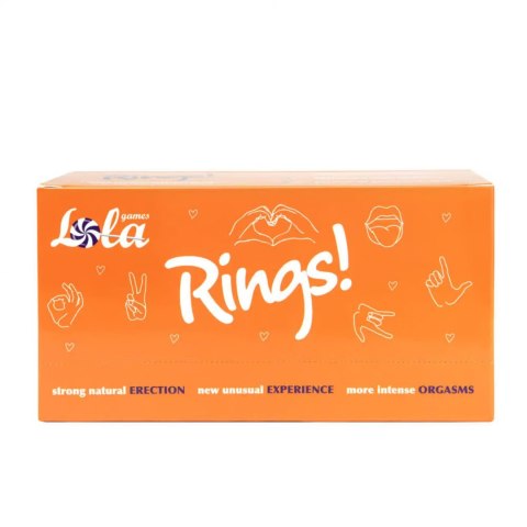 Showbox of Erection Rings Rings Axle-pin 12 pcs Intimate Distribution