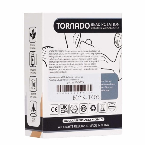 Tornado vibration massager prostate massager Boys of Toys Sp. z o.o.
