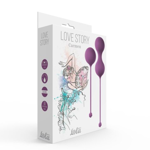 Vaginal balls set Love Story Carmen Lavender Sunset Intimate Distribution