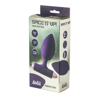 Vibrating Anal Plug Spice it up New Edition Perfection Ultraviolet Intimate Distribution