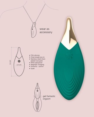 Vibrating necklace Liberty Leaf Intimate Distribution