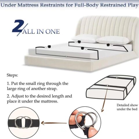 Fetish B-Series Bed Restraint Set 2.0 Boys of Toys Sp. z o.o.