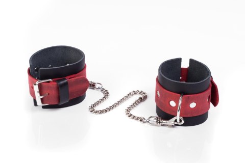 Kajdanki- Cuffs Crazy Horse Red, Small WHIPS - PPH GRAS