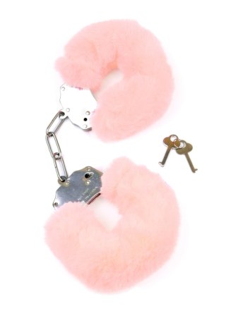 Kajdanki Fetish B - Series- Furry Cuffs Light Pink Boys of Toys Sp. z o.o.