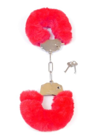 Kajdanki Fetish B - Series- Furry Cuffs Red Boys of Toys Sp. z o.o.