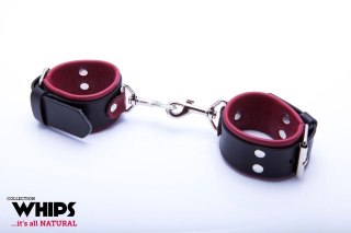 Kajdanki - WHIPS Kajdanki damskie z karabińczykami WHIPS - PPH GRAS