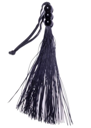Silicone Whip Black 10"" - Fetish B - Series Boys of Toys Sp. z o.o.