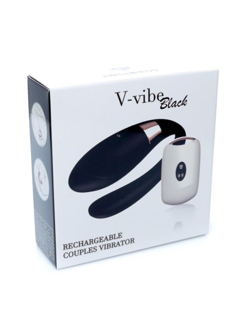 Stymulator-V-Vibe Black USB 7 Function / Remote Control Boys of Toys Sp. z o.o.