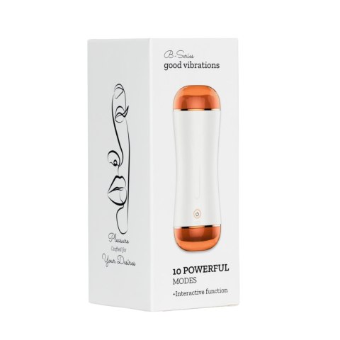 Masturbator - B - Series - Vibrating Masturbation Cup USB 10 function + Interactive Function / Double Ends Boys of Toys Sp. z o.o.