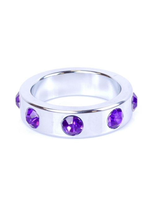 Pierścień-Metal Cock Ring with Purple Diamonds Large Boys of Toys Sp. z o.o.