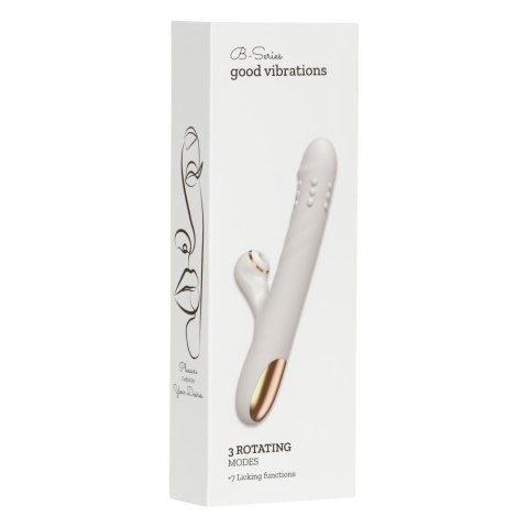 Silicone Vibrator - 3 rotating functions and 7 licking functions Boys of Toys Sp. z o.o.
