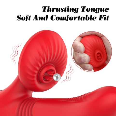 Silicone Vibrator 7 Powerful Modes - Licking,
Thrusting and Heating Boys of Toys Sp. z o.o.
