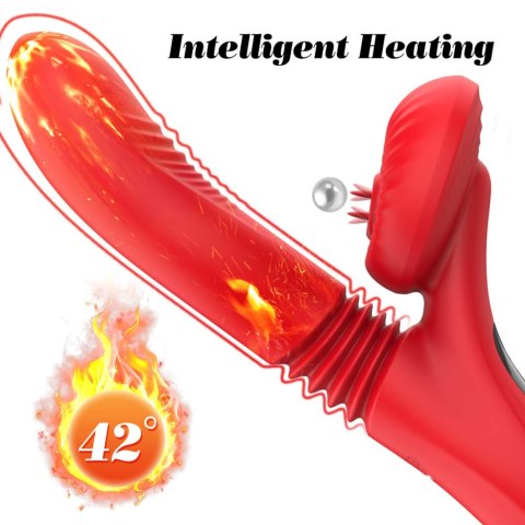 Silicone Vibrator 7 Powerful Modes - Licking,
Thrusting and Heating Boys of Toys Sp. z o.o.