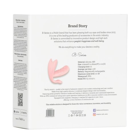 Silicone Vibrator 7 vibration modes - Heating + APP Boys of Toys Sp. z o.o.