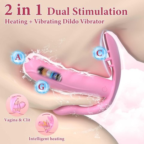 Silicone Vibrator 7 vibration modes - Heating + APP Boys of Toys Sp. z o.o.