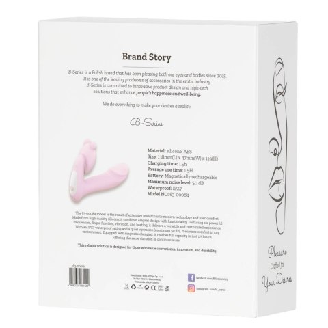 Silicone vibrator 3 speeds, 6 frequencies
Finger function, Heating + APP control Boys of Toys Sp. z o.o.