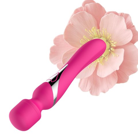 Stymulator - B - Series - Silicone Dual Massager Pulsator USB 7+7 Function (Pink) Boys of Toys Sp. z o.o.