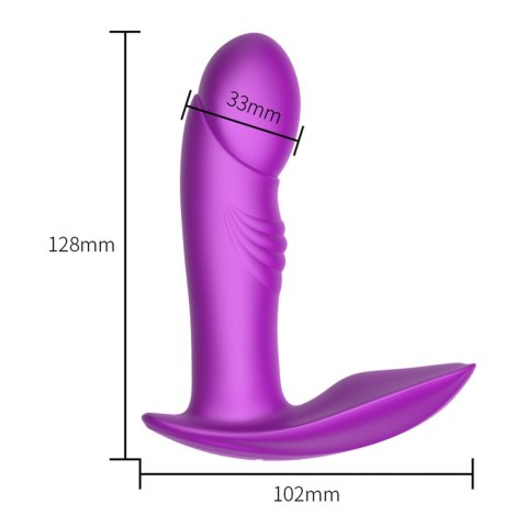 Stymulator - B - Series - Silicone Panty Vibrator USB 7 Function / Heating / Impact function Boys of Toys Sp. z o.o.