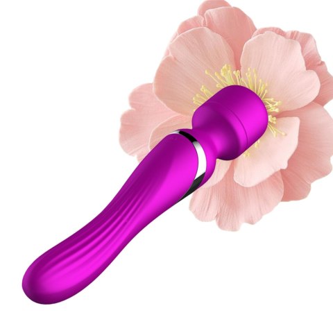Stymulator-Silicone Dual Massager USB 7+7 Function Purple Boys of Toys Sp. z o.o.