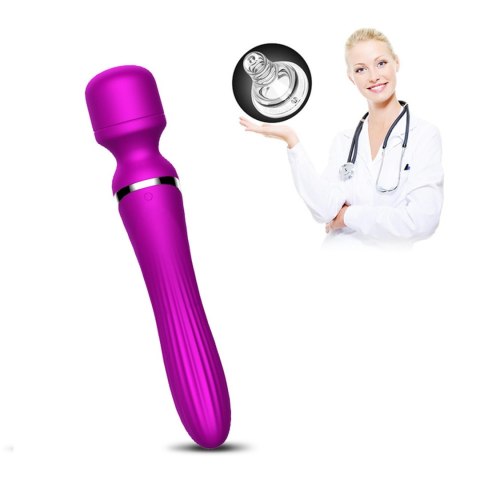 Stymulator-Silicone Dual Massager USB 7+7 Function Purple Boys of Toys Sp. z o.o.