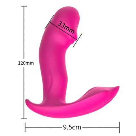Stymulator-Silicone Panty Vibrator and Pulsator USB 10 Function / Heating Boys of Toys Sp. z o.o.