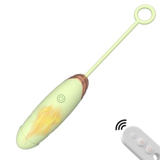 Vibrating Silicone Love EGG USB 7 vibration and thrust functions / Remote control Green Boys of Toys Sp. z o.o.