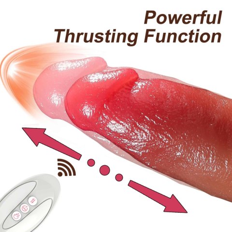 Wibrator-Silicone, 10 vibration modes 7 thrusting function, Heating Boys of Toys Sp. z o.o.