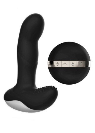 Wibrator-Silicone Massager USB 7 Function + Pulsator / Heating BLACK Boys of Toys Sp. z o.o.