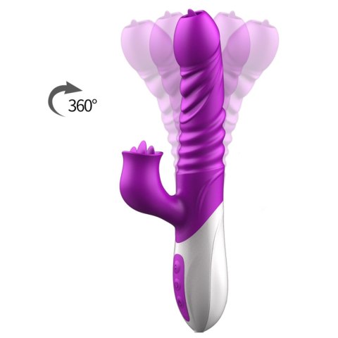 Wibrator-Silicone Vibrator USB 10 Function and Thrusting Function / Heating Boys of Toys Sp. z o.o.